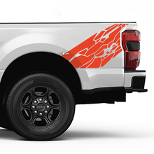 Ford F150 F250 F350 Splash Grunge Hautstil Decal Kit - Nacht
 3