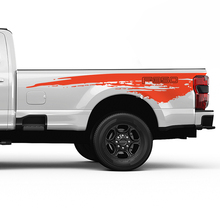 Ford F350 Bett Side Splash Grunge -Aufkleber Kit Vinyl Aufkleber Set Side Grafiken
 3