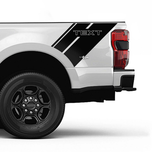Musclecar F350 Bett Side Stripes Aufkleber Kit Vinyl Aufkleber Set Side Grafiken
