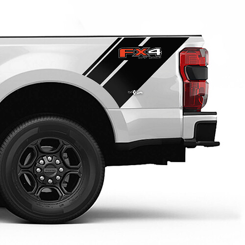 Ford FX4 Bett Side Stripes Aufkleber Kit Vinyl Aufkleber Set Side Grafiken

