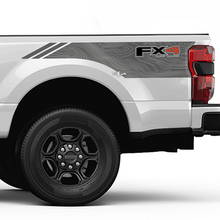 Berge und Bäume Bett Side Stripes Aufkleber Kit Vinyl Aufkleber Set Side -Grafiken für Ford Trucks
 2