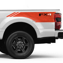 Berge und Bäume Bett Side Stripes Aufkleber Kit Vinyl Aufkleber Set Side -Grafiken für Ford Trucks
 3