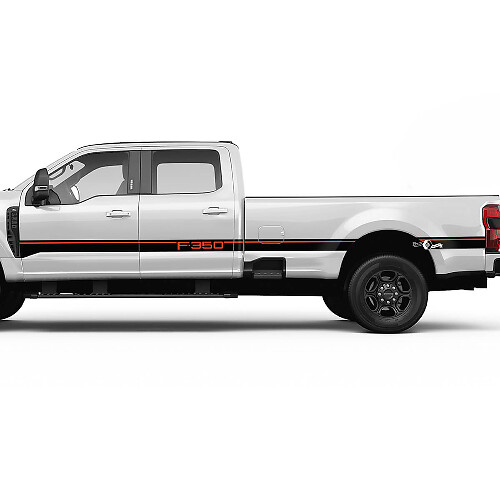 F350 Side Stripes Decal Kit Vinyl -Aufkleber -Grafik für Ford Trucks
