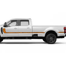 Topografische Karte F350 Seitenstreifen Aufkleber Kit Vinyl -Aufkleber -Grafik für Ford Trucks
 3