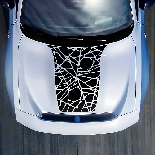 Haubenstreifen Aufkleber für Dodge Charger Electric
