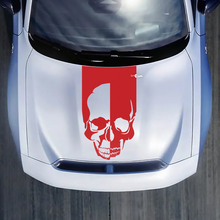Hood Schädelstreifen -Aufkleber für Dodge Ladegerät Elektro
 3