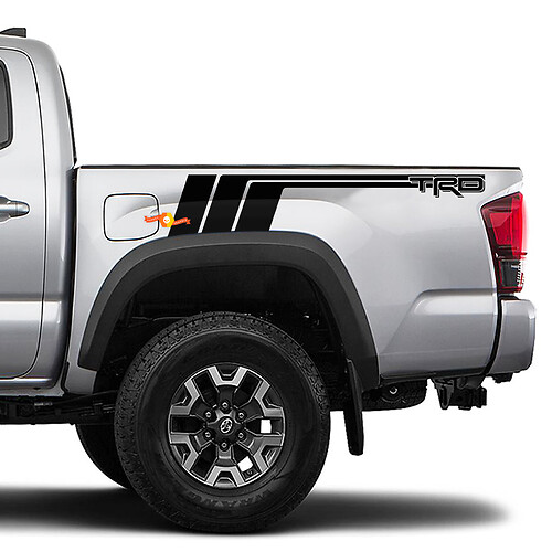 TRD Heckseitenstreifen Vinyl -Aufkleber für Toyota Tacoma
