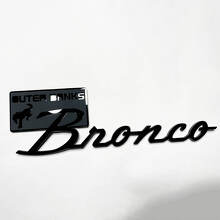 Outer Banks Stil 3D Kotflügel- oder Heckklappen-Emblem für Musclecar Horse_2