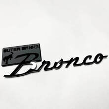 Outer Banks Stil 3D Kotflügel- oder Heckklappen-Emblem für Musclecar Horse_5