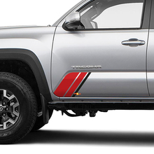 Seitentkerntafel Heritage Stripes Vinyl -Aufkleber für Toyota Tacoma
 3