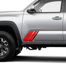 Dreifaches Seitenstreifen Vinyl-Aufkleber-Set für Toyota Tacoma_3