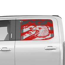 Side Bald Eagle US -Flaggenfenster -Aufkleber -Vinyl -Aufkleber -Grafik für Ford Trucks
 2