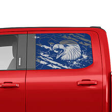 Side Bald Eagle Fenster Aufkleber Vinyl -Aufkleber -Grafik für Ford Trucks
 2