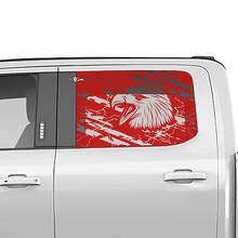 Side Bald Eagle Fenster Aufkleber Vinyl -Aufkleber -Grafik für Ford Trucks
 3