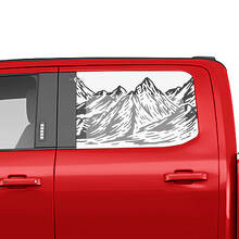 Side Mountains Fenster Aufkleber -Vinyl -Aufkleber -Grafik für Ford Trucks
 2