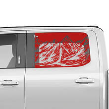 Side Mountains Fenster Aufkleber -Vinyl -Aufkleber -Grafik für Ford Trucks
 3