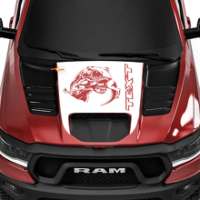 T-Rex Style Motorhauben-Vinylaufkleber für Dodge Ram 1500 TRX Truck_2