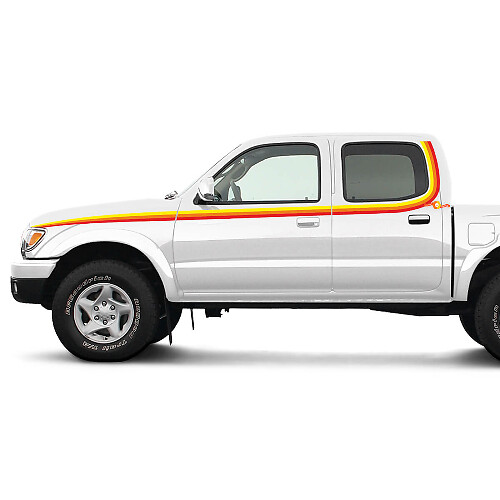 Toyota Tacoma Vintage Streifen Tacoma 1995-2004 Aufkleber Sticker
