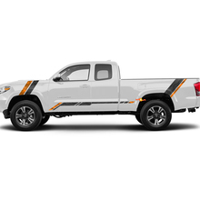 Toyota Tacoma Vintage Stripes Topografische Karten -Seitenhaube Heckklappe Aufkleber Aufkleber
 2