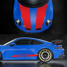 SSR GT Streifen Seitenhaube Vinyl Aufkleber Sticker für Porsche 911_3