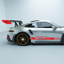 Porsche 911 Carrera RSR Stripes Seitenaufkleber Aufkleber
 3