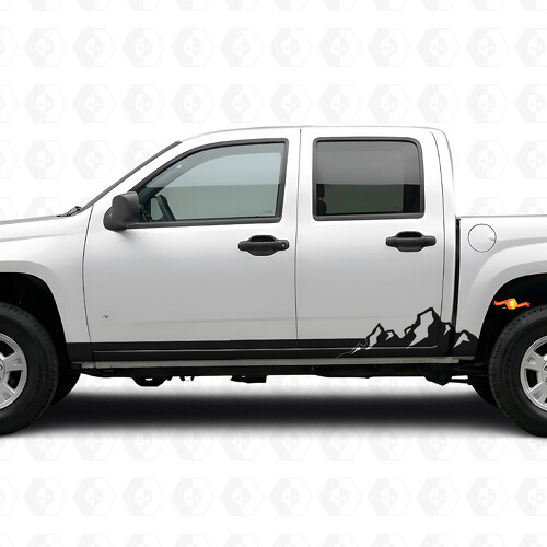 Mountain Range Tür- & Schweller Vinyl-Streifen für Chevrolet Colorado 1. Generation 2004-2012