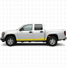 Mountain Range Tür- & Schweller Vinyl-Streifen für Chevrolet Colorado 1. Generation 2004-2012_3