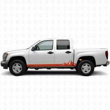 Mountain Range Tür- & Schweller Vinyl-Streifen für Chevrolet Colorado 1. Generation 2004-2012_4