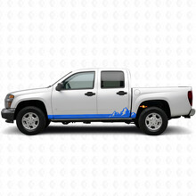 Mountain Range Tür- & Schweller Vinyl-Streifen für Chevrolet Colorado 1. Generation 2004-2012_5