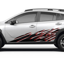 Schmutzfänger Türseiten-Vinylaufkleber-Set für Subaru Crosstrek_2