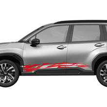 Seitentkernstreifen Vinyl -Aufkleber - Grafikaufkleber Universal Fit Suba Forester
 3
