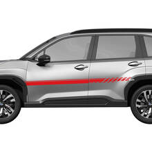 Seitentüren Streifen Vinyl -Aufkleber - Grafikaufkleber Universal Fit Suba Forester
 2