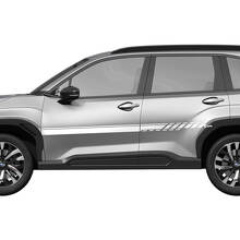 Seitentüren Streifen Vinyl -Aufkleber - Grafikaufkleber Universal Fit Suba Forester
 3