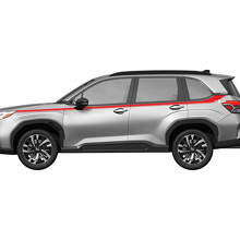 Seite nach oben Türen Streifen Vinyl -Aufkleber - Grafikaufkleber Universal Fit Suba Forester
 3
