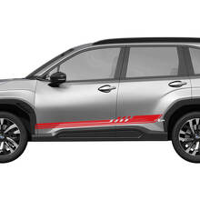 Dekorierte Seitenstreifen-Aufkleber-Set für Subaru Forester_2