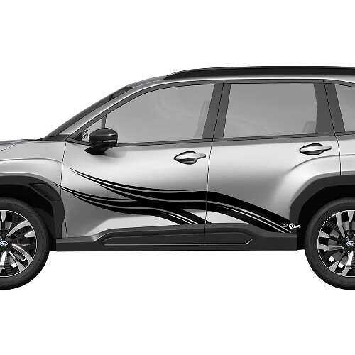 Seitentüren Stammes -Vinyl -Aufkleber - Grafikaufkleber Universal Fit Suba Forester
