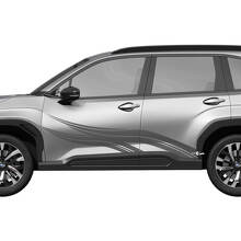 Seitentüren Stammes -Vinyl -Aufkleber - Grafikaufkleber Universal Fit Suba Forester
 2