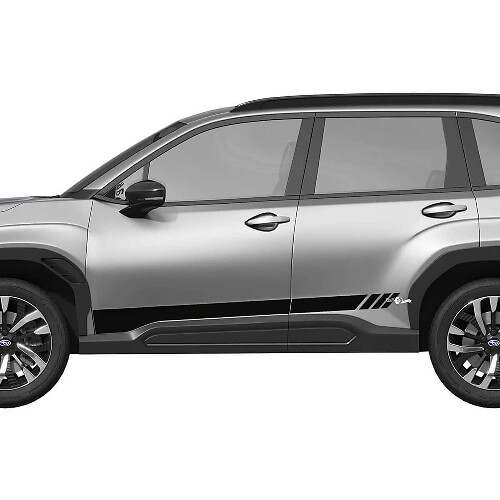 Dekoriertes Strobe-Türstreifen Vinyl-Aufkleber-Set für Subaru Forester