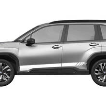 Dekoriertes Strobe-Türstreifen Vinyl-Aufkleber-Set für Subaru Forester_2