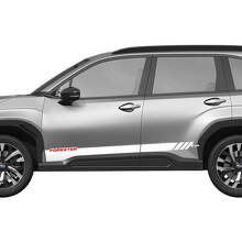 Seitentüren Rocker Panel Stripes Vinyl -Aufkleber - Grafikaufkleber Universal Fit Suba Forester
 2