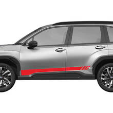 Dekoriertes Strobe-Türstreifen Vinyl-Aufkleber-Set für Subaru Forester_3