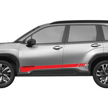 Seitentüren Rocker Panel Stripes Vinyl -Aufkleber - Grafikaufkleber Universal Fit Suba Forester
 3