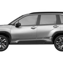 Seitentüren Schweller Racing Streifen Vinyl Aufkleber Grafik Sticker 4 für Subaru 3