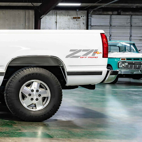 Z71 Offroad-Bettseiten-Aufkleber Paar für Chevrolet Silverado GMC Sierra