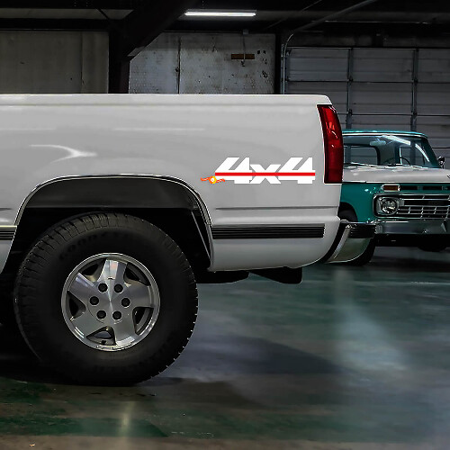 Chevrolet GMC Silverado Sierra Z71 4x4 K1500 Bettaufkleber Paare
