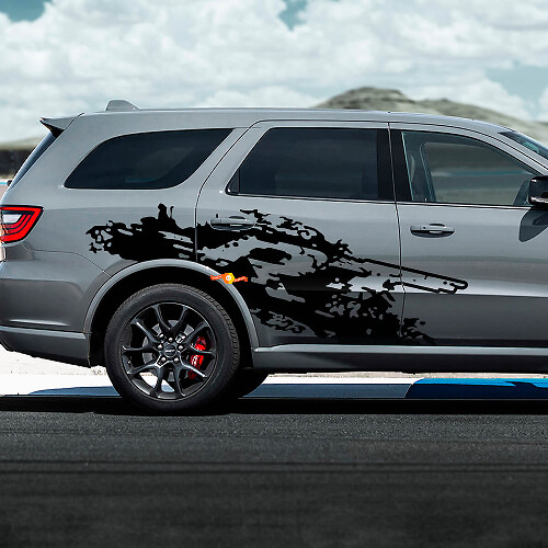 Dodge Durango RT zerstörte Splash -Aufkleber -Vinylaufkleber
