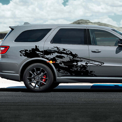 R/T Schlamm-Spritzbereich Seiten-Vinyl-Aufkleber-Set für Dodge Durango