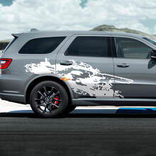 Dodge Durango RT zerstörte Splash -Aufkleber -Vinylaufkleber
 3