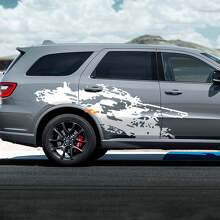 R/T Schlamm-Spritzbereich Seiten-Vinyl-Aufkleber-Set für Dodge Durango_3