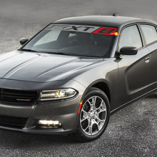 SRT8 Style Custom Windschutzscheiben-Vinylaufkleber für Dodge Charger_2